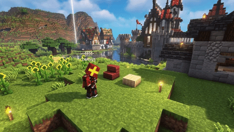 Joueur assit sur une dalle